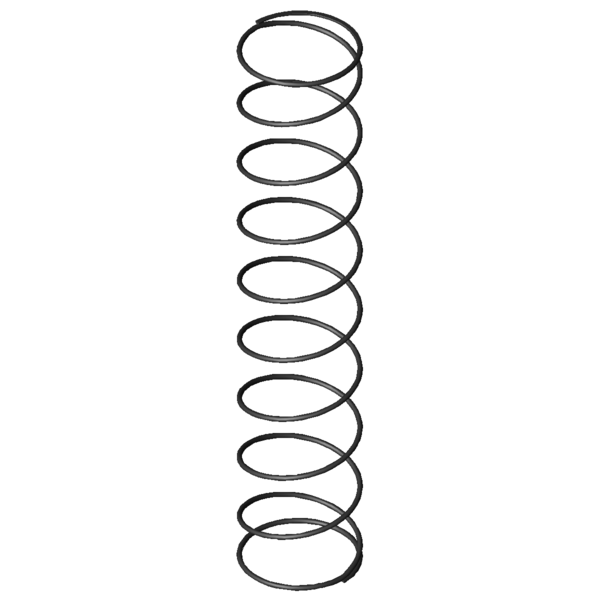 CAD image Compression springs D-207JC