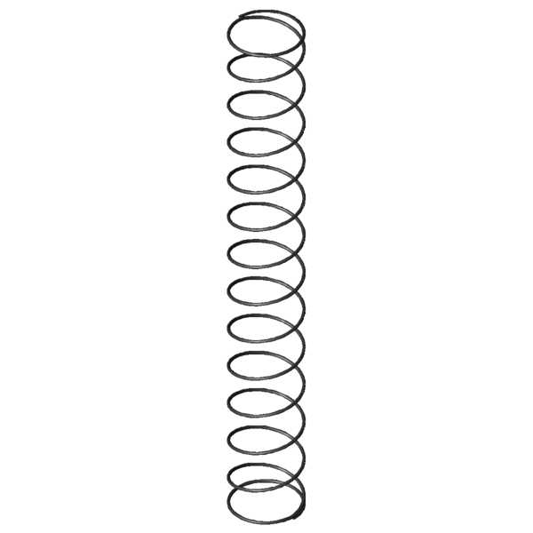 Imagen CAD Muelles de compresión D-207JD