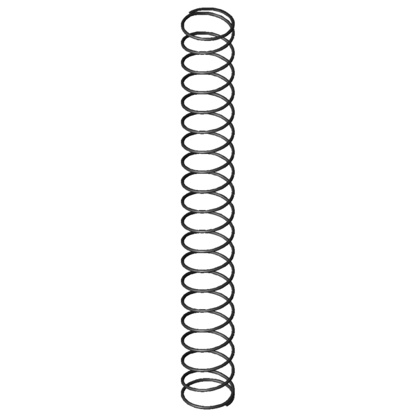 Imagen CAD Muelles de compresión D-207JP