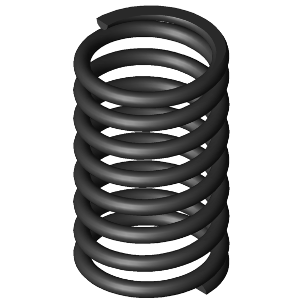 Imagen CAD Muelles de compresión D-207K