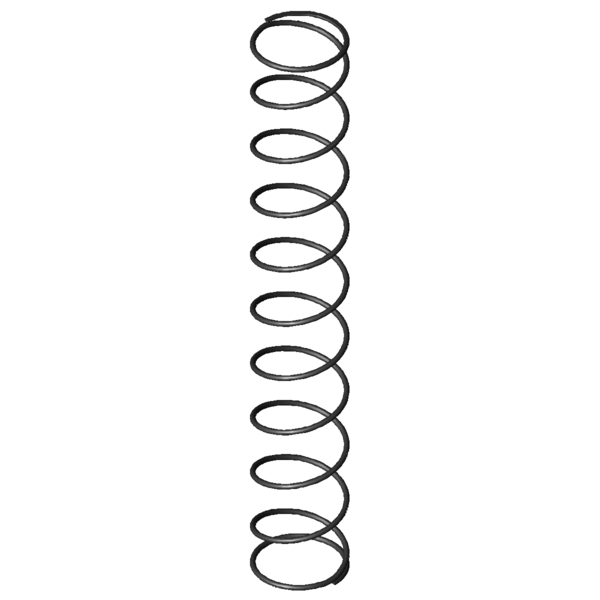 Imagen CAD Muelles de compresión D-207N