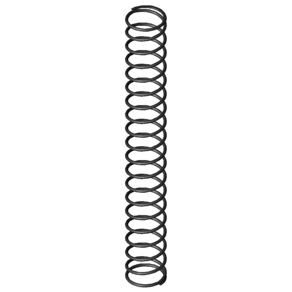 Imagem CAD Molas de compressão D-211A