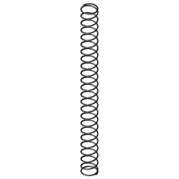 Imagem CAD Molas de compressão D-212A