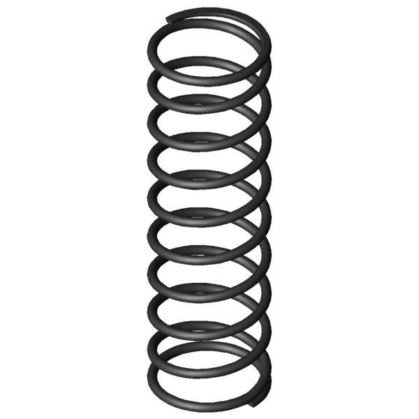 CAD image Compression springs D-212D