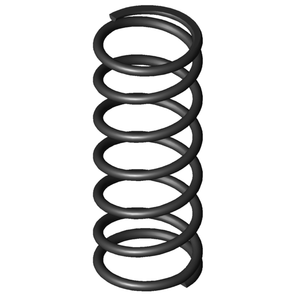 CAD image Compression springs D-217C