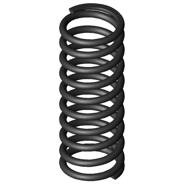 CAD image Compression springs D-219A