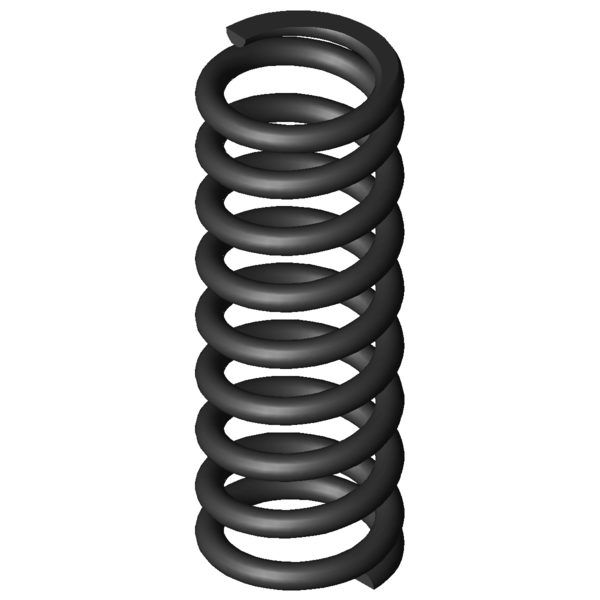 CAD image Compression springs D-227A-03