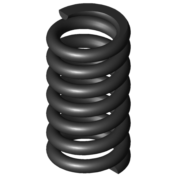 CAD image Compression springs D-228A