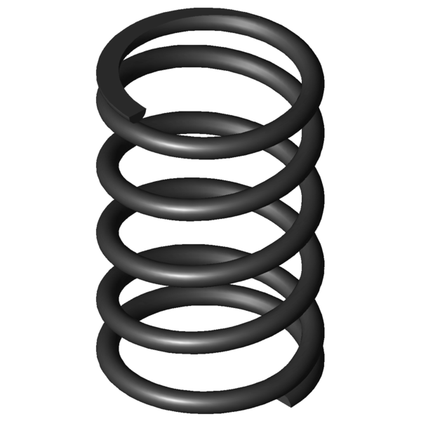 CAD image Compression springs D-232N-04