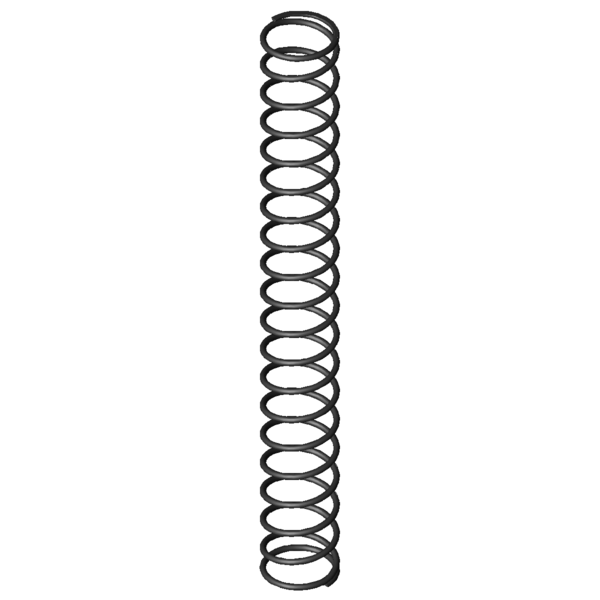 Imagem CAD Molas de compressão D-239A-06