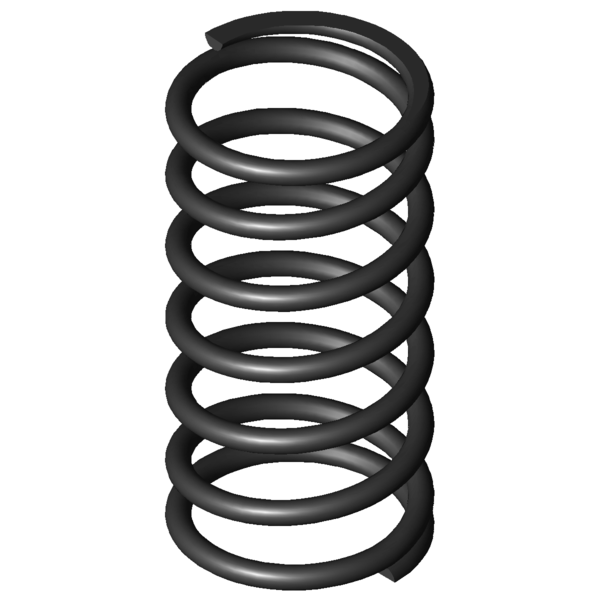 Imagen CAD Muelles de compresión D-247B