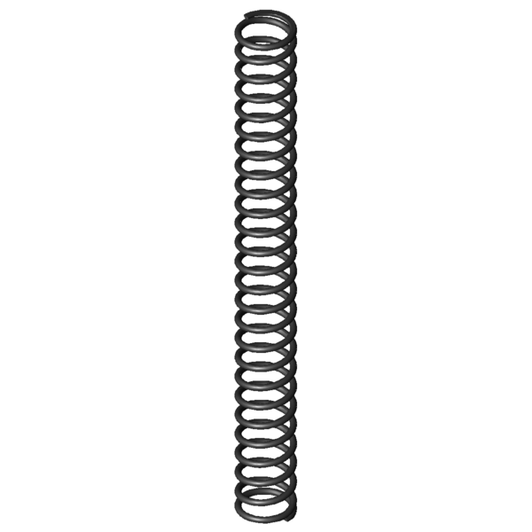 Imagem CAD Molas de compressão D-252A-01