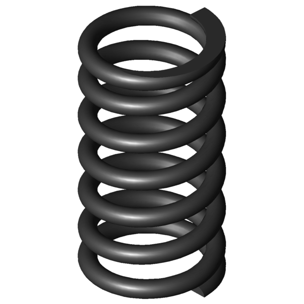 Imagen CAD Muelles de compresión D-252A-33