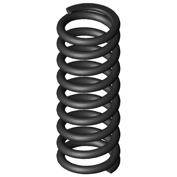 CAD image Compression springs D-252AA
