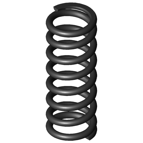 CAD image Compression springs D-254A