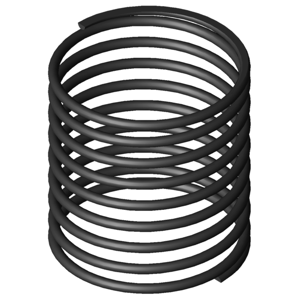 CAD image Compression springs D-263D-12