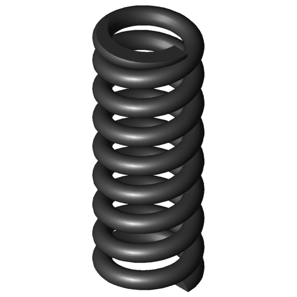 Imagen CAD Muelles de compresión D-263Q-03