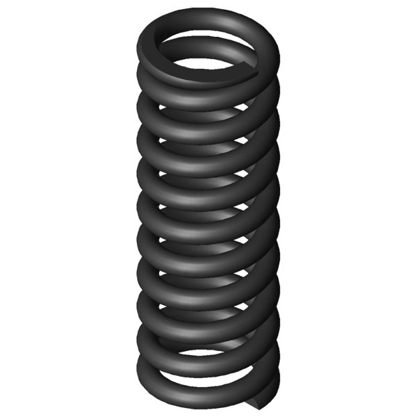 Imagem CAD Molas de compressão D-263V-13