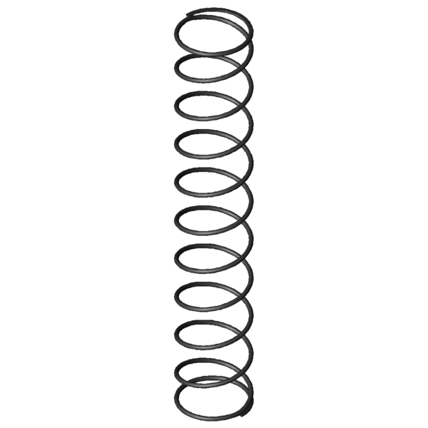 CAD image Compression springs D-263Y