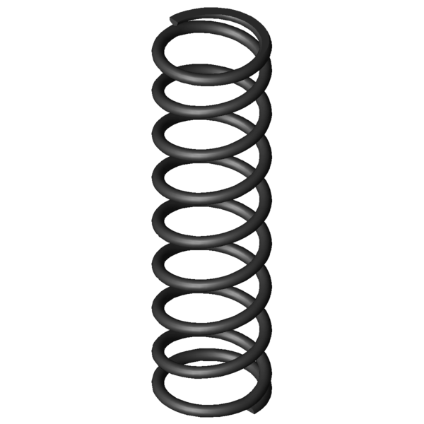 CAD image Compression springs D-273A-10