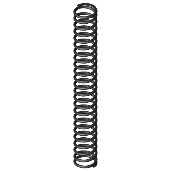 CAD image Compression springs D-278A