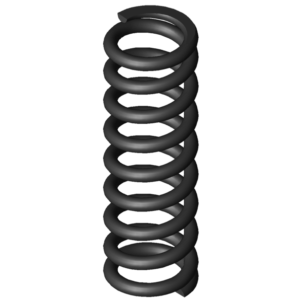 CAD image Compression springs D-283A-10