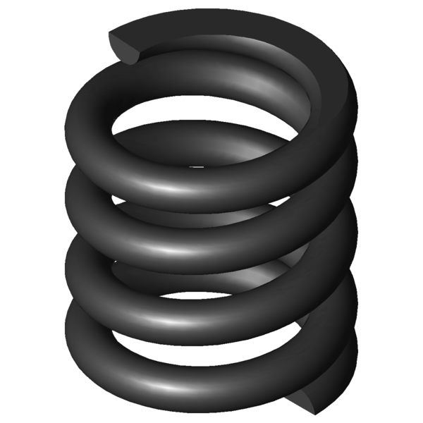 CAD image Compression springs D-283A-12