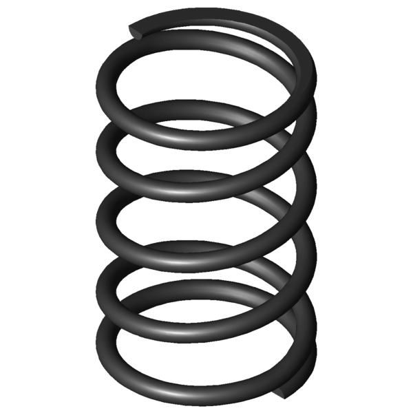 CAD image Compression springs D-288L