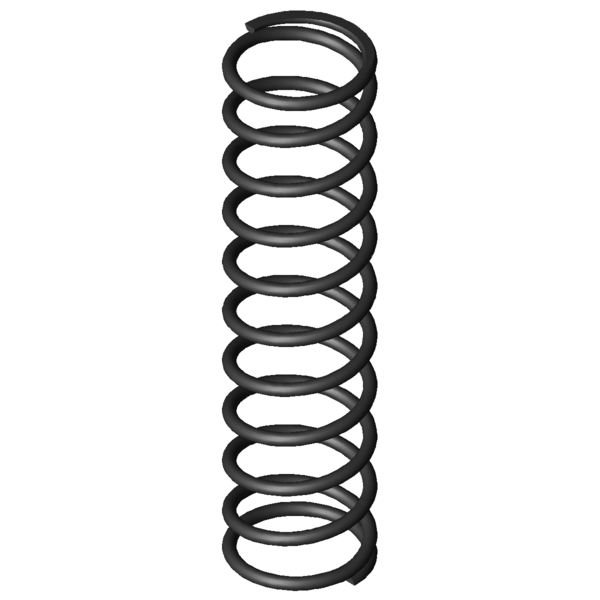 Imagen CAD Muelles de compresión D-288N