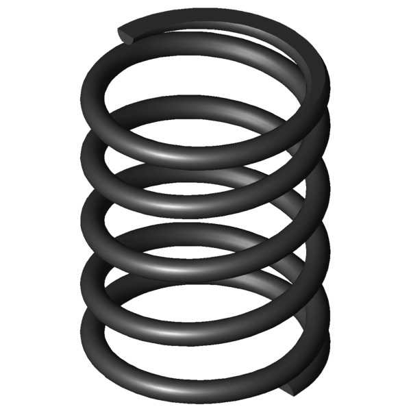 CAD image Compression springs D-298B