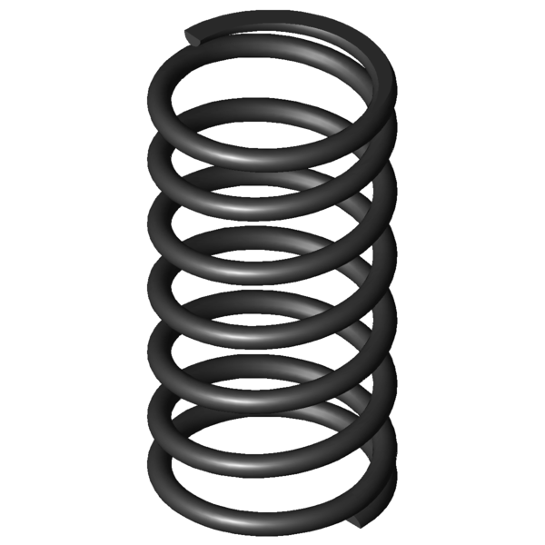 CAD image Compression springs D-298C