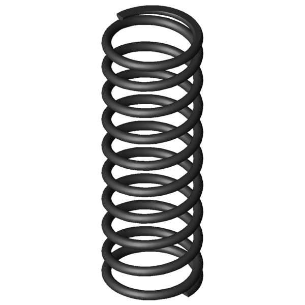 CAD image Compression springs D-298D