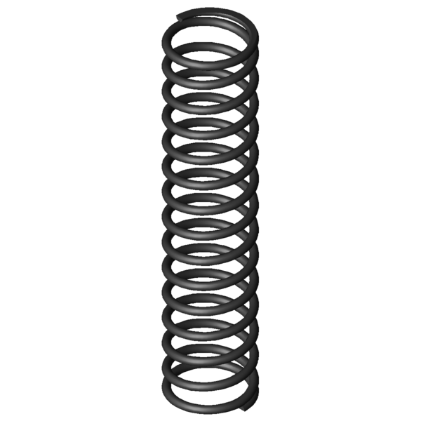 CAD image Compression springs D-298E