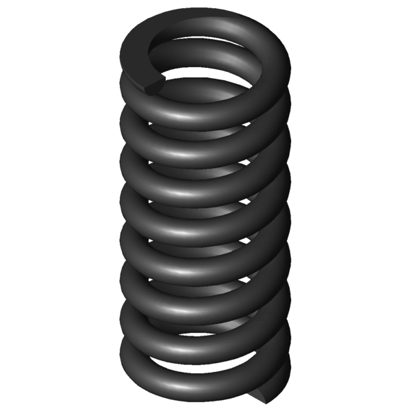 Imagem CAD Molas de compressão D-313A-05