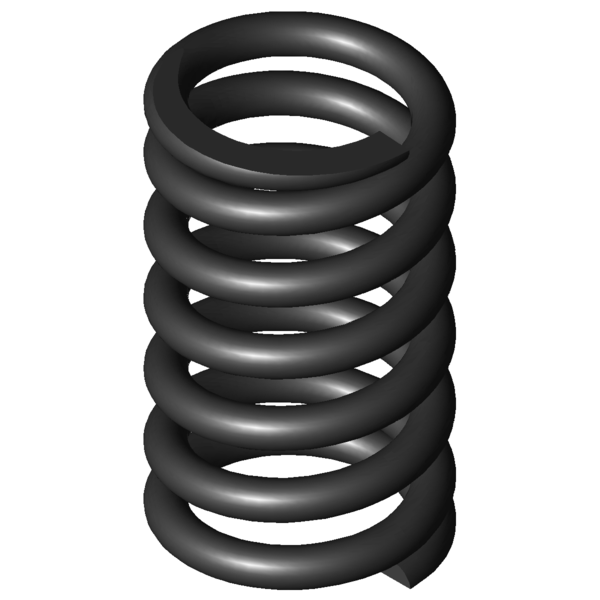 Imagen CAD Muelles de compresión D-313K-01