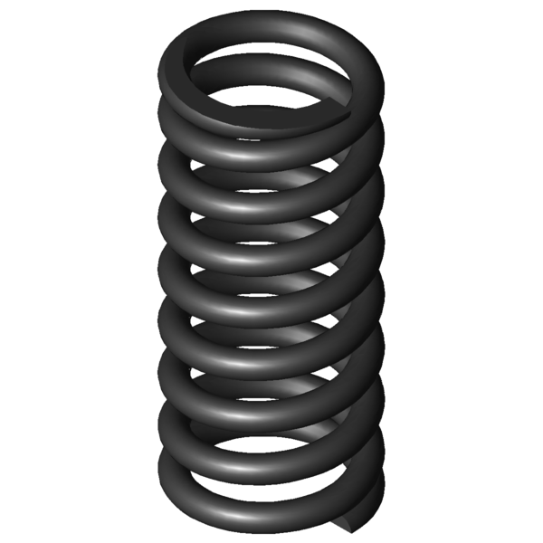 Imagem CAD Molas de compressão D-313L-02