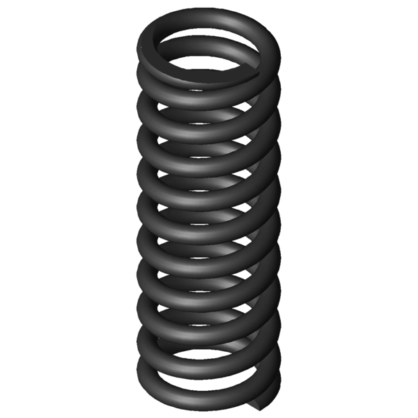 CAD image Compression springs D-313L-03