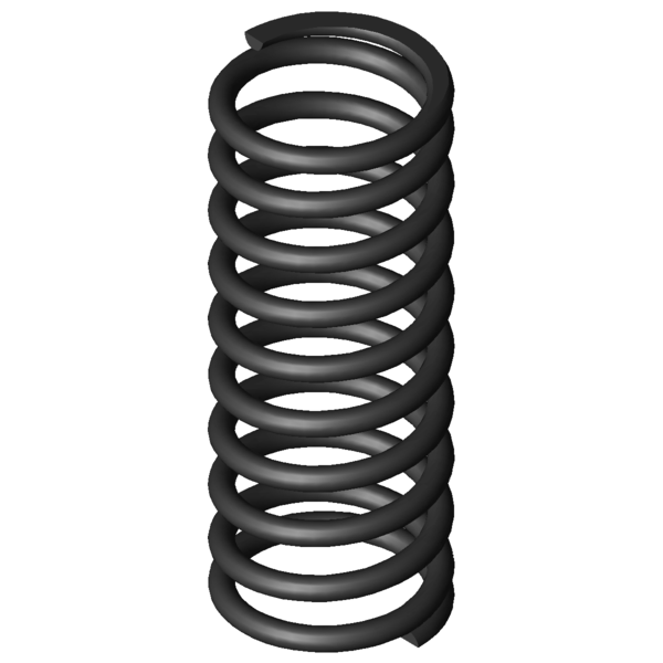 CAD image Compression springs D-326A