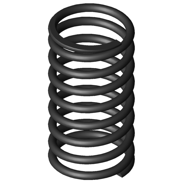 CAD image Compression springs D-349A-10