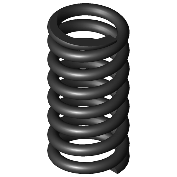 Imagen CAD Muelles de compresión D-359A-02