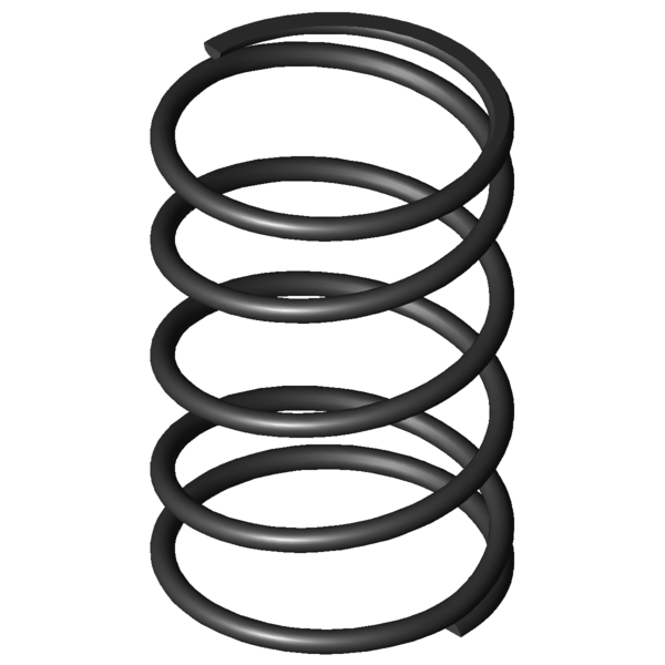 CAD image Compression springs D-364E-04