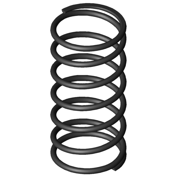 CAD image Compression springs D-364E-12