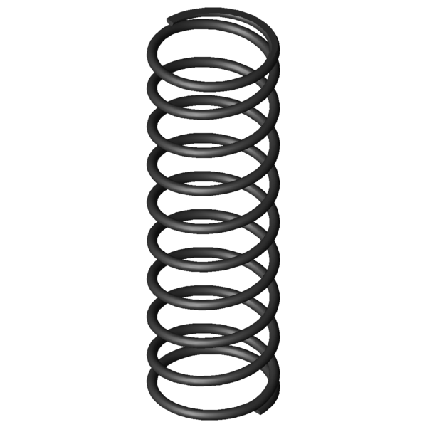 Imagem CAD Molas de compressão D-364E-14