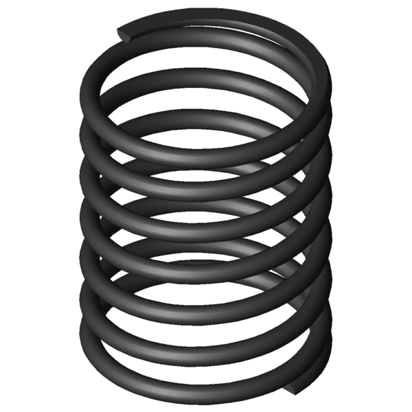 CAD image Compression springs D-364R-31