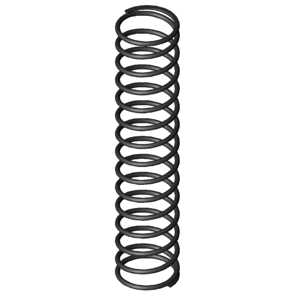 Imagem CAD Molas de compressão D-364R-63