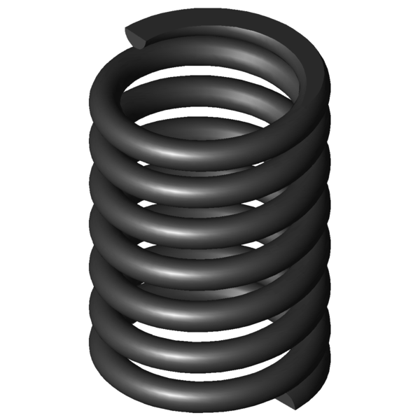 Imagen CAD Muelles de compresión D-364R-81