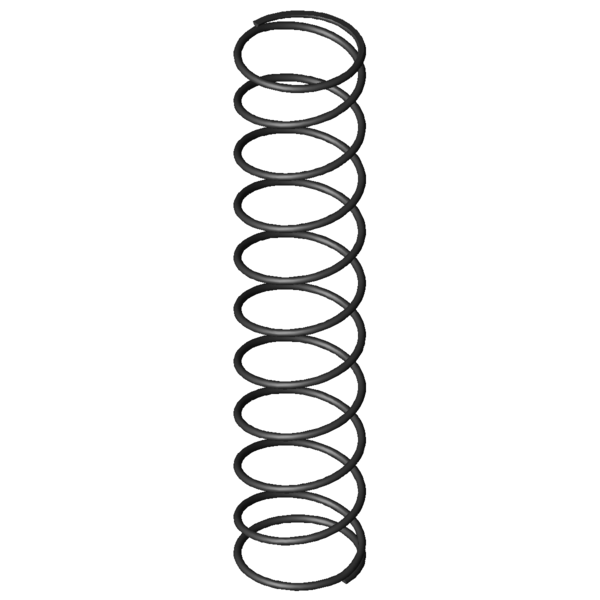 Imagem CAD Molas de compressão D-364U