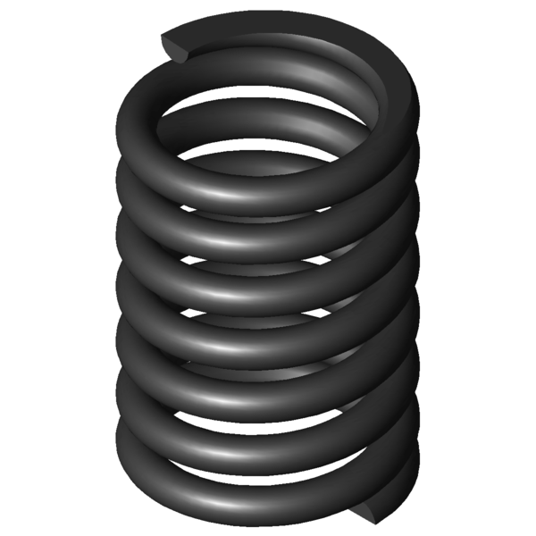 Imagen CAD Muelles de compresión D-380A