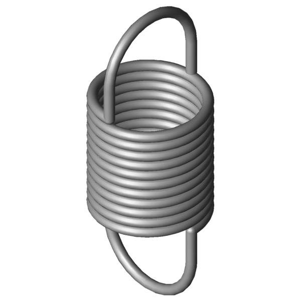 CAD image Extension Springs RZ-019X