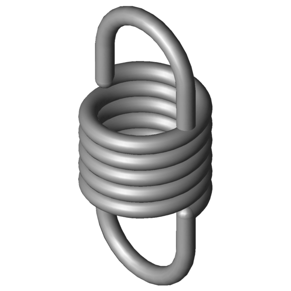 CAD image Extension Springs RZ-024FI
